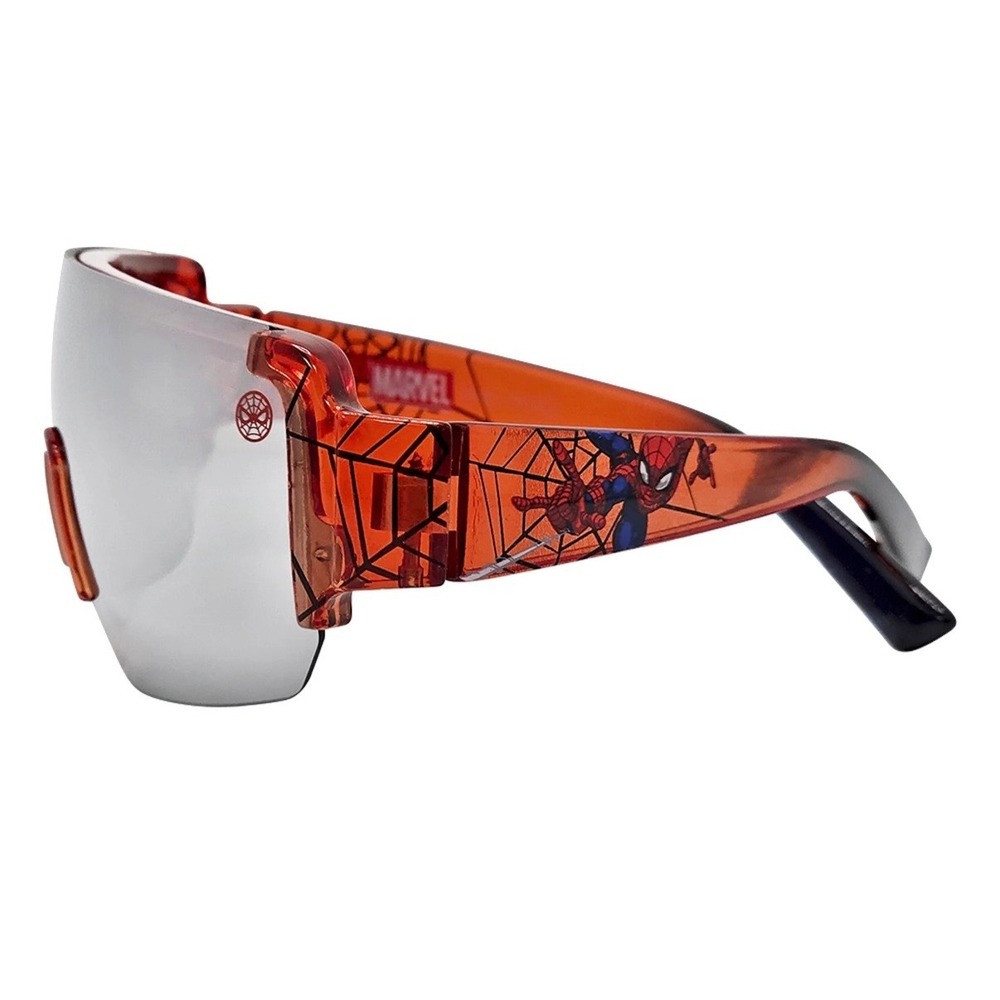 Marvel Spider-Man Kids Sunglasses Arkaid Sun-Staches Red Shield Mirror Lenses - Picture 3 of 3